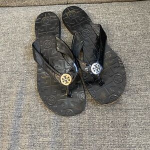 Tory Burch Thora Black Sandals Women Size 7